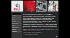 Desktop Screenshot of kunstverein-herrenberg.de
